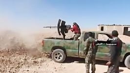 درگیری شدید ارتش.سوریه ومتحدانش داعش در القریتین