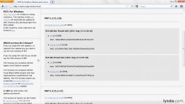 How to install the PHP application server  lynda.com tutorial