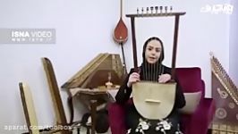 بازسازی ساز قدیمی ایرانی چنگ ارجان 