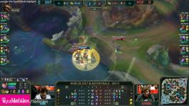 SKT vs MF Highlights Game 1  Quarterfinal World Championship 2017 SK telecom T1 vs Misfits Worlds