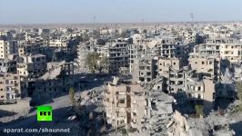 Raqqa in ruins Drone buzzes Syrian city