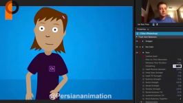 نرم افزار adobe character animator دمو پرشین انیمیشن