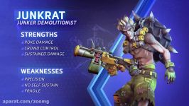 ویدیو Junkrat در بازی Heroes of the Storm  زومجی