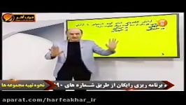 تدریس وحل تست عناطر وابسته استادشیروانی