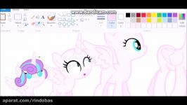 mlp speedpaint flurry heart baby to adult