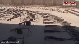 کشف سلاح های اسرائیلی داعش در شهر المیادین سوریه