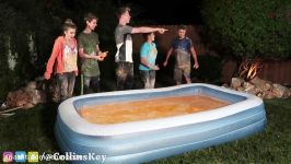 10000 POUNDS OF OOBLECK IN BATH CHALLENGE