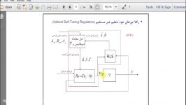 کنترل تطبیقی رگلاتورهای خودتنظیم غیرمستقیم