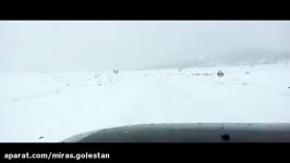 زمستان در جاده توسکستان گرگان