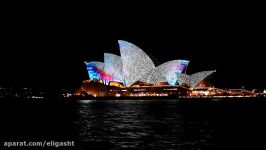 نمایش نور جشنواره ویوید در خانه اپرا سیدنی