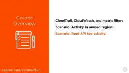 دوره ویدیویی Monitoring with AWS CloudTrail