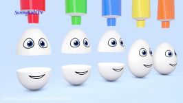 Learn colors Surprise eggs 3D Cartoons for children Video for kids