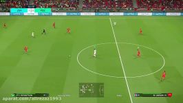 گیم پلی من بازی Pro Evolution Soccer 2018