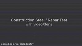 147 Video Extensometer  Tensile test on rebar steel eng
