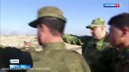 فیلم اتاق مشترک عملیات نیروهای روسیه سوریه