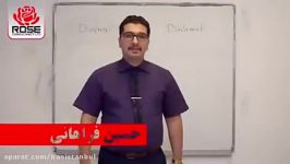 درسی کوتاه کاربردی زبان ترکی استانبولی توسط استاد فراهانی درس 1