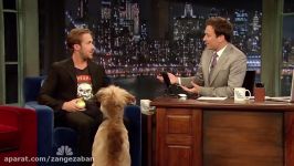 Jimmy Fallon Fake Laughing Obnoxiously through an entire Interview with Ryan Gosling