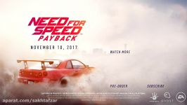 تریلر بخش داستانی بازی Need for speed Payback