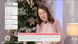 QVC Presenter Catherine Huntley Showing Off Feet In Bed. 20171010