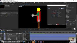 17 آموزش After effects  پلاگین duik ساخت کاراکتر متحرک 3  سعید طوفانی