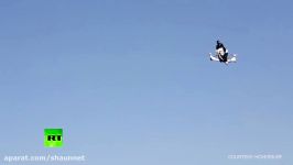 Air Patrol Dubai police test flying motorbike drone hybrid