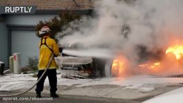 At least 10 dead thousands evacuated in California wildfires