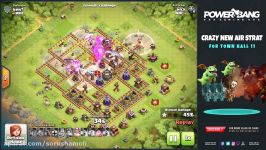 CRAZY NEW AIR STRATEGY FOR TOWN HALL 11 Clash of Clans