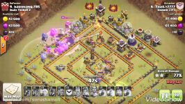 Awesome War Attacker Different base Th11 with Beautiful Warriors From Khmer City CC