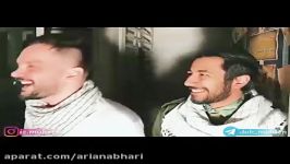 کلیپ خنده دار آرش اصلی پشت صحنه محسن ایزی