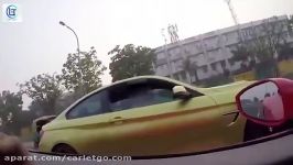 درگ بین Ferrari 458 BMW M4