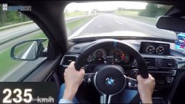 295 kmh POV BMW M4 Competition TopSpeedAutobahnAcceleration  AUTO BILD SPORTSCARS