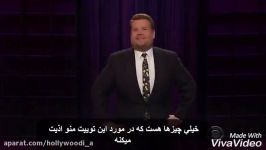 مسخره کردن دونالد ترامپ در برنامه جیمز کوردن