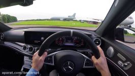 Mercedes AMG E63 S POV review  with shock tyre failure  Test Drives