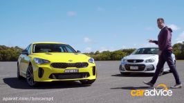 The King is Dead  Kia Stinger 330Si v HoldenChevrolet Commodore SS V Redline