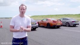 Nissan GT R vs Audi RS7 vs Merc E63 AMG  Drag Races  Top Gear