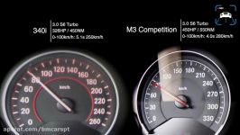 BMW M3 F80 vs 340i F30 0 250kmh AUTOBAHN POV SOUND by AutoTopNL