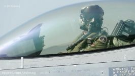 پرواز تست جنگنده F16 Fighting Falcon