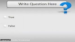 قالب پاورپوینت سه بعدی متحرک question and answer tool