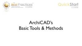 ArchiCAD Basic Training Lesson 1  QuickStart Course Overview