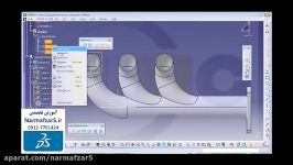 فیلم آموزشی مدلسازی لوله در نرم افزار کتیا  catia