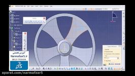 فیلم آموزشی مدلسازی رینگ خودرو در نرم افزار کتیا catia