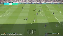 گیم پلی pes 2018 بارسلونا رئال مادرید سختی لجند