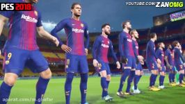 مقایسه گیم پلی FiFA 18 PES 2018