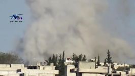 حمله جنگنده سوخو 30 به تحریرالشامالنصره در شمال حماه