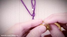 How to Make Macramé Double Bracelet with Wrapped Stone