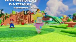 تریلر بازی Mario + Rabbids  کاراکتر Rabbid Peach