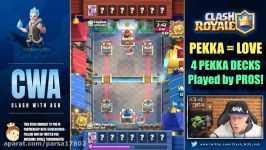 4 NEW PEKKA DECKS CUTTING EDGE PRO PLAY in Clash Royale