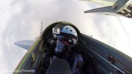 MiG 29 High Altitude Stratosphere Flight  long version 8 camera HD  flight dat