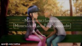 Miraculous LadyBug Speededit Marinette i love you