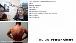 17 year old TAKING OVER OMEGLE with Shredded Aesthetics  Girls mirin pilation Preston Gifford